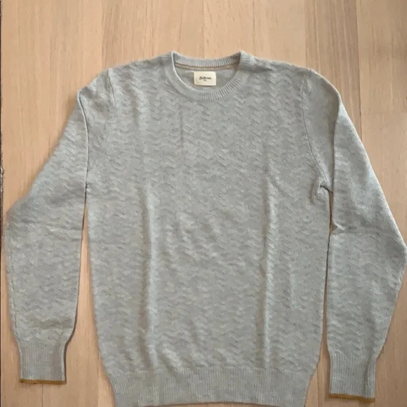 Bellerose Sweaters Mens Bellerose Gray Woolblend Sweater